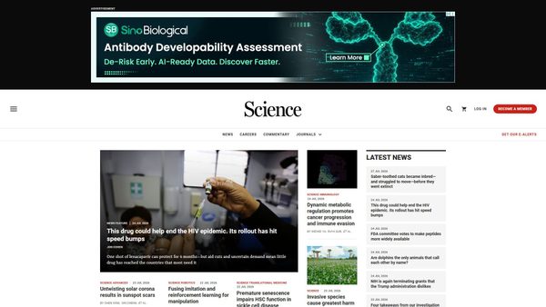 science.org screenshot
