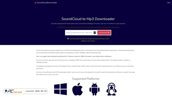 scloudplaylistdownloader.app screenshot