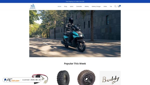 scooterpartsmarket.com screenshot