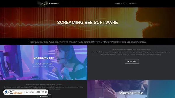 screamingbee.com Screenshot