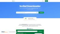 Captura de ecrã de scribdfiledownloader.com