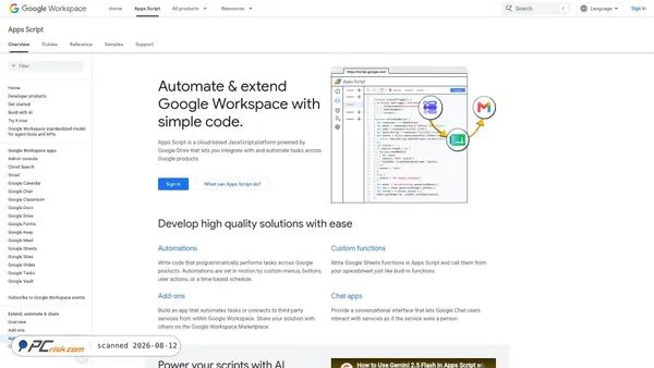 script.google.com screenshot