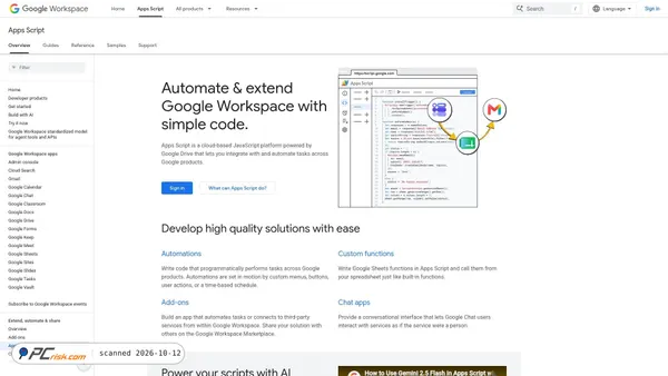 script.google.com screenshot