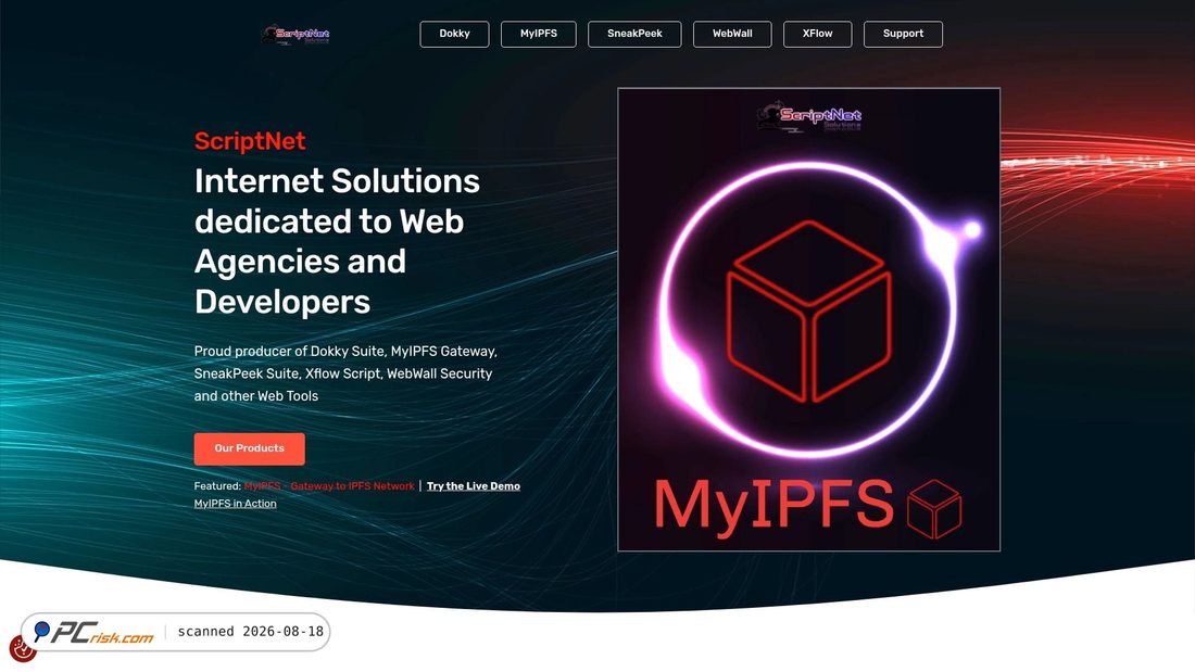 Screenshot of scriptnet.net