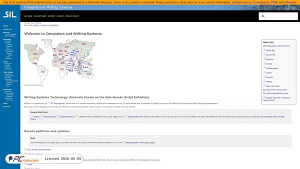 scripts.sil.org screenshot