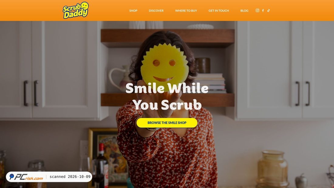 Captura de ecrã de scrubdaddy.net.au