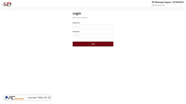 sdpay.co.in screenshot