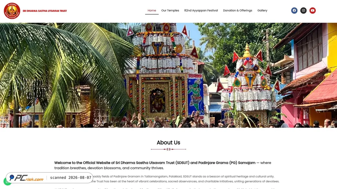 Screenshot of sdsut.com