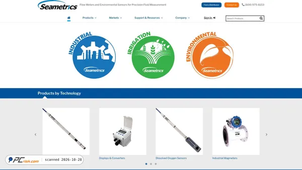 seametrics.com Screenshot