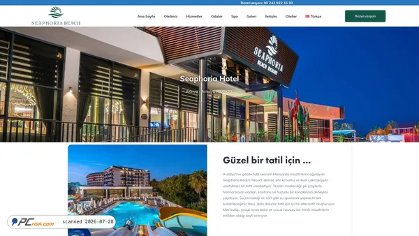 seaphoriabeach.com screenshot