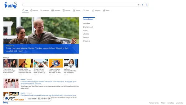 search.freshy.com screenshot