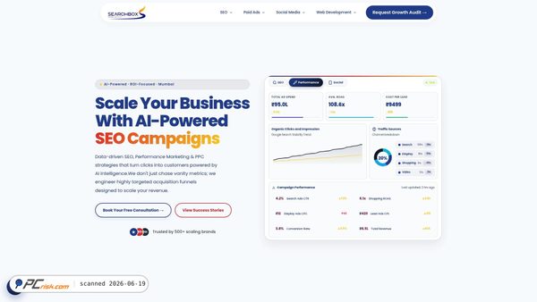searchboxdigitalagency.com screenshot