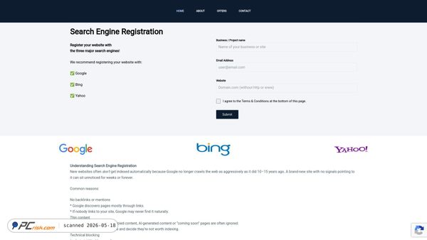 searchregister.net screenshot