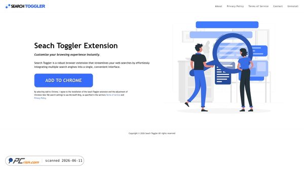 searchtoggler.com screenshot