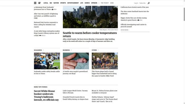 Captura de ecrã de seattletimes.com
