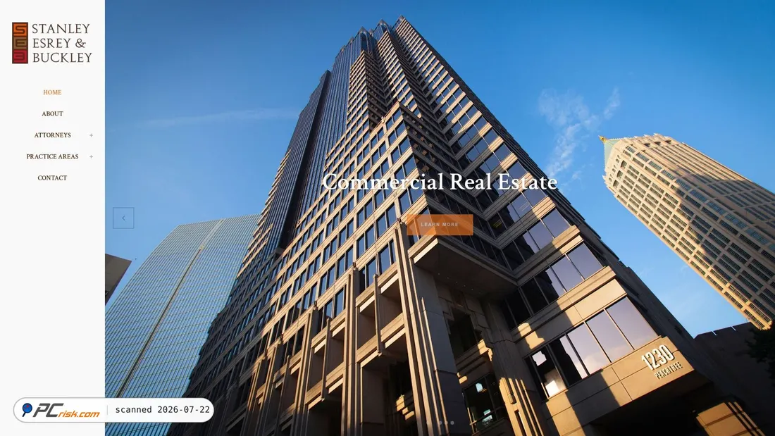 Screenshot of seblaw.com