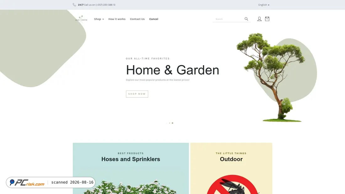 Screenshot of secretgardens.shop