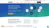 sectigo.com screenshot