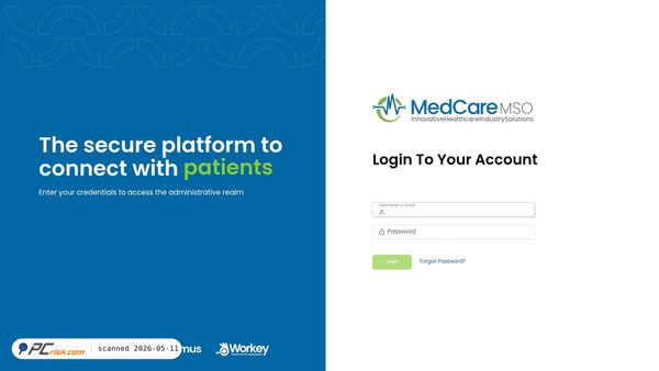 securelogin.medcaremso.com screenshot