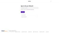 Captura de ecrã de security-console.identity.xfinity.com
