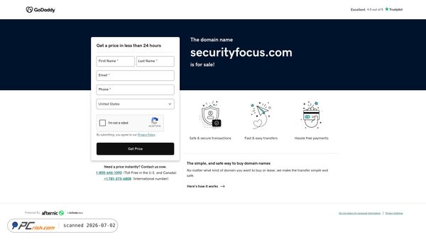 securityfocus.com screenshot