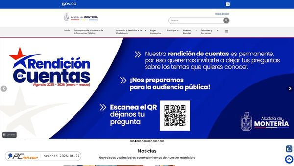 sedeelectronica.choachi.gov.co screenshot