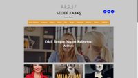 Screenshot di sedefkabas.com.tr