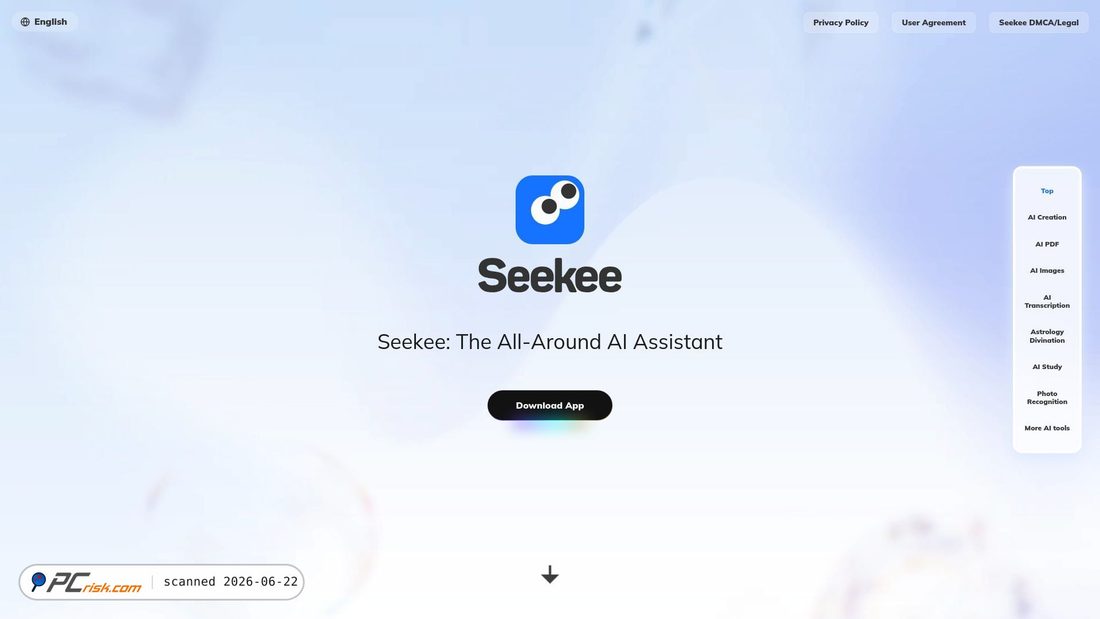 Screenshot of seekee.ai