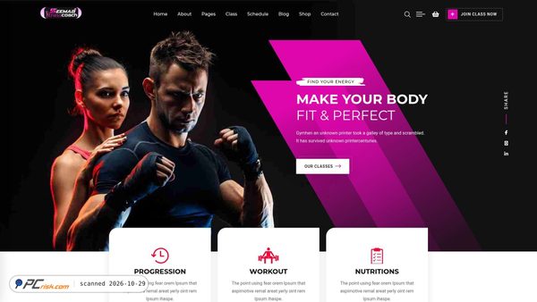 seemabfitnesscoach.com screenshot