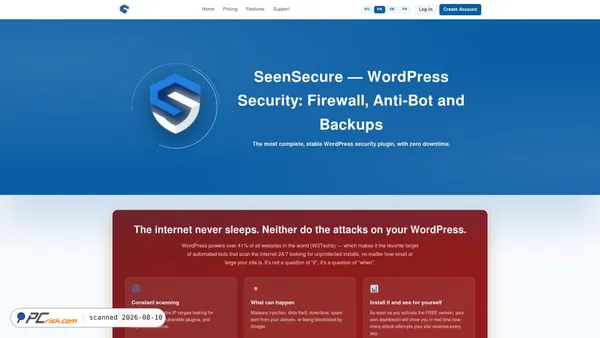 seensecure.com screenshot