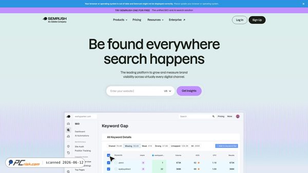 semrush.com screenshot