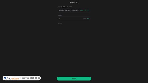 send-usdt-1-chi.vercel.app Screenshot