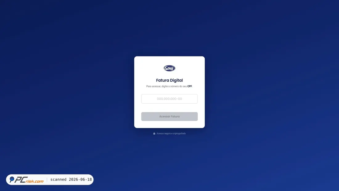 Screenshot of senff.app