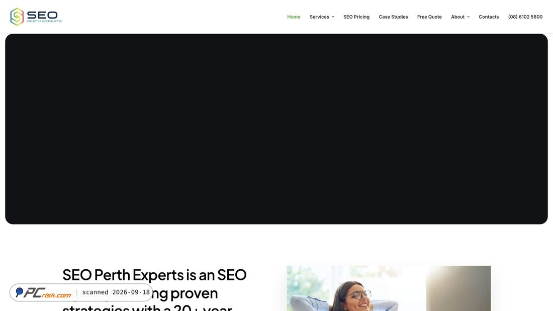 Captura de ecrã de seoperthexperts.com.au