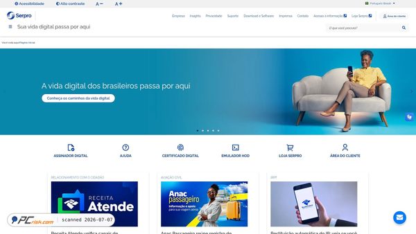 serpro.gov.br screenshot