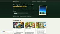 serveur-liste.com screenshot
