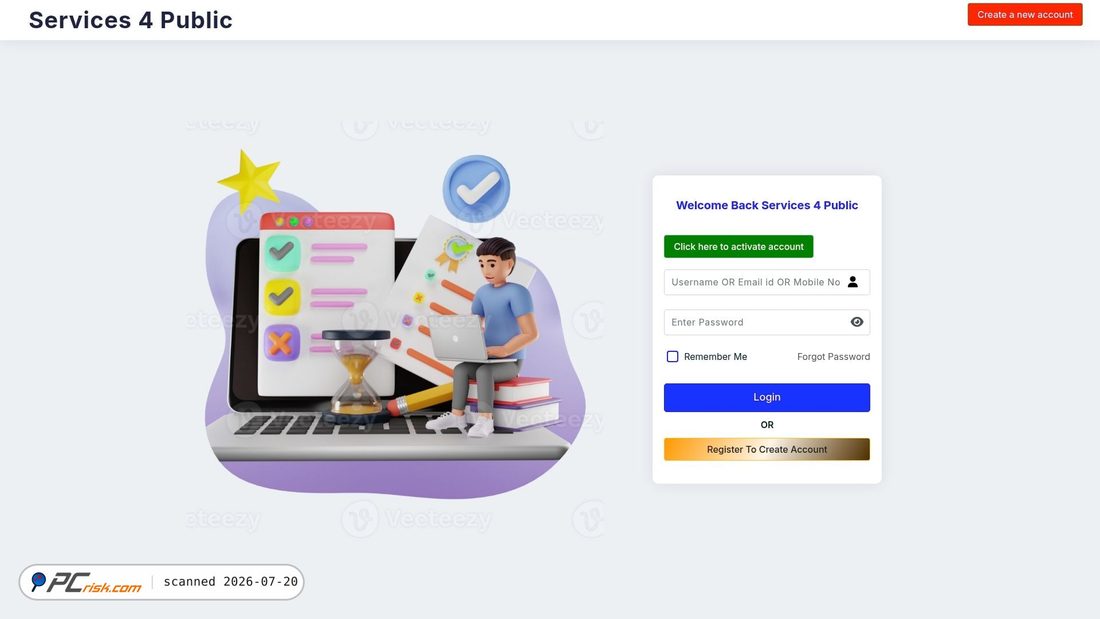 Screenshot of services4public.xyz