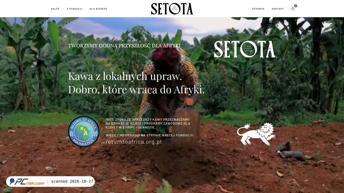 Screenshot von setota.pl