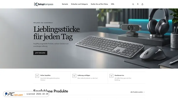 setupkompass.com Screenshot