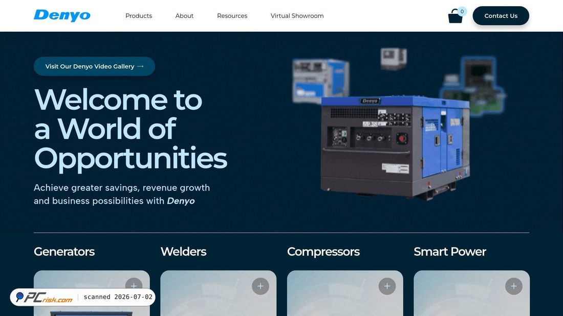 Screenshot of sg.denyogroup.com