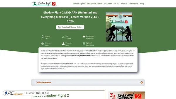 shadofight2apk.com screenshot