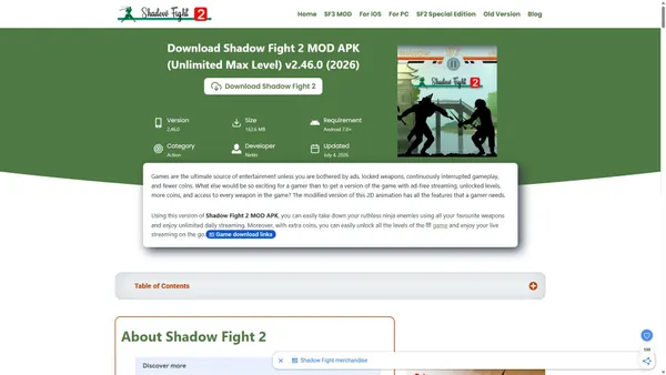 shadofight2apk.com Screenshot