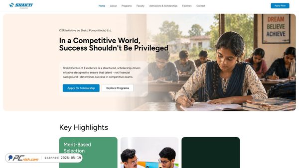 shaktifoundation.co.in screenshot