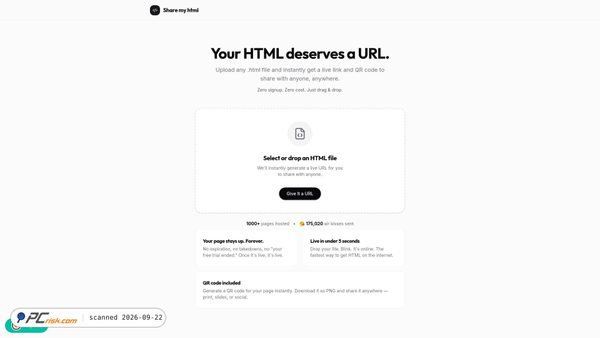 sharemyhtml.com screenshot