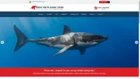sharkcagediving.net Screenshot