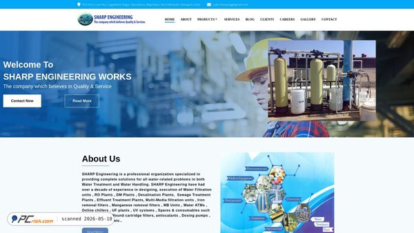 sharpengineering.co screenshot