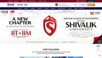 shivalikcollege.edu.in screenshot