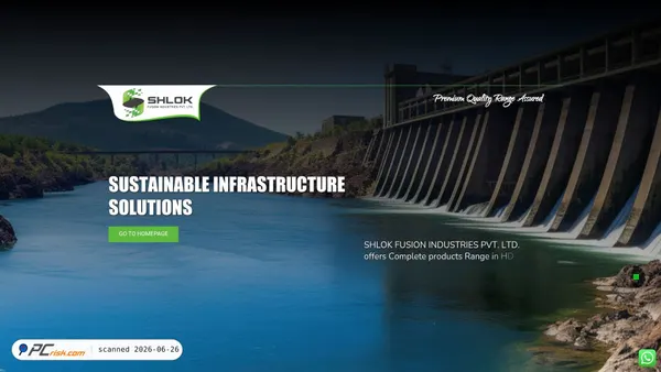 shlokfusionindustries.com screenshot