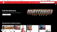 Captura de ecrã de shop.mattel.com