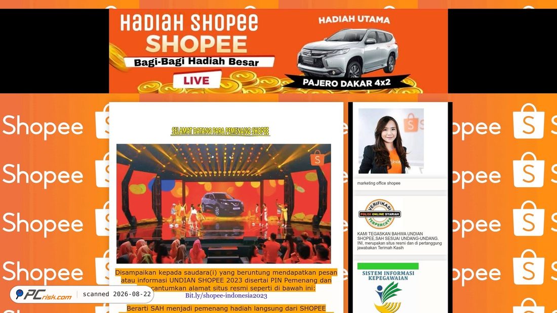 Screenshot di shopee-indonesia2023.blogspot.com